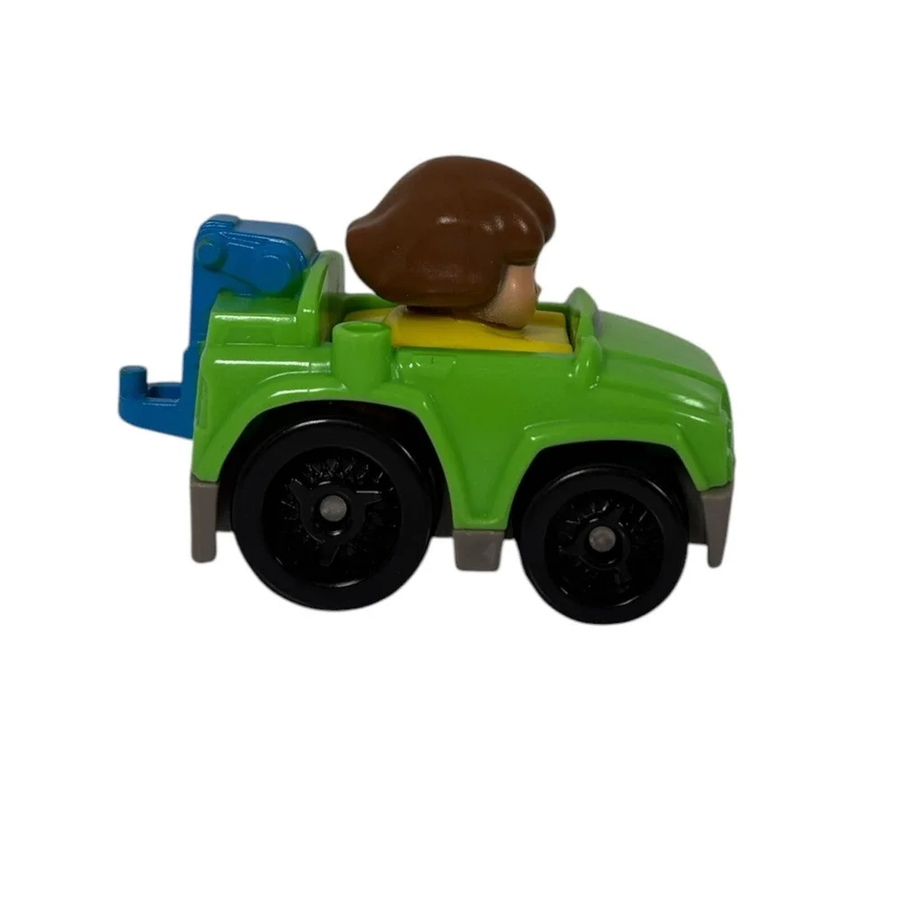 Fisher-Price Little People Wheelies Tow Truck Unisex Green 2014 Mattel DFP13